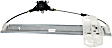 Rear, Driver and Passenger Side Window Regulators, Manual, For Models With Full Door Type