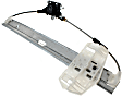 Rear, Driver and Passenger Side Window Regulators, Manual, For Models With Full Door Type