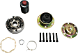 Front and Rear Driveshaft CV Joint, Axle Side, includes Grease, Boot Clamp, and Snap Ring