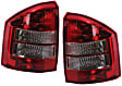 Driver and Passenger Side Halogen Tail Light, Without bulb(s), OE Replacement