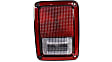 Driver and Passenger Side Halogen Tail Light, With bulb(s), OE Replacement, CAPA Certified