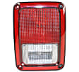 Driver and Passenger Side Halogen Tail Light, With bulb(s), OE Replacement, CAPA Certified
