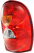 Driver and Passenger Side Halogen Tail Light, With bulb(s), OE Replacement