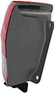 Driver Side, Inner And Outer Halogen Tail Light, With bulb(s), OE Replacement