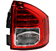 Driver and Passenger Side LED Tail Light, With bulb(s), OE Replacement