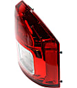 Driver and Passenger Side LED Tail Light, With bulb(s), OE Replacement