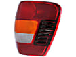Driver and Passenger Side Halogen Tail Light, With bulb(s), OE Replacement
