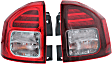 Driver and Passenger Side Halogen Tail Light, With bulb(s), OE Replacement