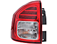 Driver and Passenger Side Halogen Tail Light, With bulb(s), OE Replacement