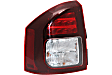 Driver and Passenger Side Halogen Tail Light, With bulb(s), OE Replacement, CAPA Certified