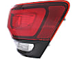 2016 Jeep Grand Cherokee - Driver and Passenger Side, Outer Halogen Tail Light, With bulb(s), Mounts on Body, OE Replacement