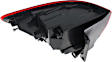 2016 Jeep Grand Cherokee - Driver and Passenger Side, Outer Halogen Tail Light, With bulb(s), Mounts on Body, OE Replacement