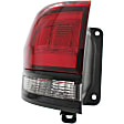 Driver Side, Inner And Outer Halogen Tail Light, With bulb(s), OE Replacement