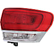 Passenger Side, Inner and Outer Halogen Tail Light, With bulb(s), OE Replacement