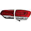 Passenger Side, Inner and Outer Halogen Tail Light, With bulb(s), OE Replacement, CAPA Certified