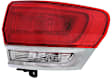 Driver and Passenger Side, Outer Halogen Tail Lights, with Bulbs, Mounts on Body, For Models Without Platinum Insert, CAPA Certified