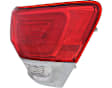 Driver and Passenger Side, Outer Halogen Tail Lights, with Bulbs, Mounts on Body, For Models Without Platinum Insert, CAPA Certified