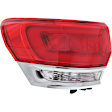 Driver Side, Inner And Outer Halogen Tail Light, With bulb(s), OE Replacement, CAPA Certified
