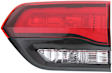Driver and Passenger Side, Inner Tail Lights, with Bulbs, Halogen, Mounts on Liftgate