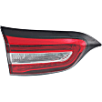 Driver and Passenger Side, Inner and Outer Tail Lights, with Bulbs, Halogen, Mounts on Liftgate, Mounts on Body, CAPA CERTIFIED