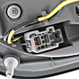 Driver Side, Inner and Outer Tail Lights, with Bulb, Halogen, Mounts on Liftgate, Mounts on Body