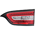 Passenger Side, Inner and Outer Tail Lights, with Bulb, Inner - Halogen/LED, Outer - Halogen