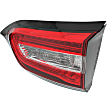 Passenger Side, Inner and Outer Tail Lights, with Bulb, Inner - Halogen/LED, Outer - Halogen
