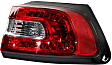 Driver and Passenger Side, Outer Halogen Tail Light, With bulb(s), OE Replacement, CAPA Certified