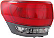 2017 Jeep Grand Cherokee - Driver and Passenger Side, Outer Halogen Tail Light, With bulb(s), Mounts on Body, OE Replacement