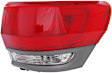 Driver and Passenger Side, Outer Tail Lights, with Bulb, Halogen, with Gray Trim, Mounts On Body, CAPA CERTIFIED