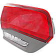Driver Side, Inner and Outer Tail Lights, with Bulb, Halogen, Mounts on Body, Mounts on Liftgate