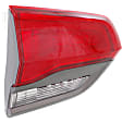 Driver Side, Inner and Outer Tail Lights, with Bulb, Halogen, Mounts on Body, Mounts on Liftgate