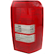 Driver and Passenger Side Halogen Tail Light, Without bulb(s), OE Replacement
