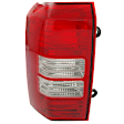 Driver and Passenger Side Halogen Tail Light, Without bulb(s), OE Replacement