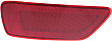 Rear, Driver and Passenger Side Bumper Reflector
