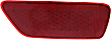 Rear, Driver and Passenger Side Bumper Reflector