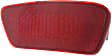 Rear, Driver and Passenger Side Bumper Reflector