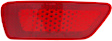 Rear, Driver and Passenger Side Bumper Reflector, CAPA Certified
