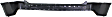 2014 Jeep Patriot - Rear, Upper and Lower Upper - Primed, Lower - Textured Bumper Cover