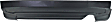 2014 Jeep Patriot - Rear, Upper and Lower Upper - Primed, Lower - Textured Bumper Cover
