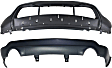 2016 Jeep Grand Cherokee Summit - Front and Rear, Lower Upper - Primed, Lower - Textured For Models Without Towing Package, With Type 4 Bumper Cover
