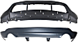 2016 Jeep Grand Cherokee Summit - Front and Rear, Lower Upper - Primed, Lower - Textured For Models With Dual Exhaust Holes, Type 4 Bumper Cover, Without Towing Package, CAPA Certified