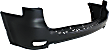 2020 Jeep Grand Cherokee Limited - Rear, Upper and Lower Upper - Primed, Lower - Textured Bumper Cover, For Models With Type 2, Without Advanced Park Assist System and Blind Spot Detection, With Single Exhaust Holes, Without Towing Package, CAPA Certified