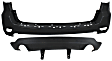 Rear, Upper and Lower Upper - Primed, Lower - Textured Bumper Cover