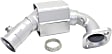 2003 Jeep Liberty Limited - Front, Driver and Passenger Side Catalytic Converter, 3.7L 6Cyl, Federal EPA Standard, 46-State Legal (Cannot ship to CA, CO, NY or ME), Direct Replacement Series