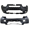 Front and Rear Primed Bumper Cover