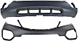 2013 Kia Sorento - Front, Upper and Lower Primed Bumper Cover, For Models Without Sport Package
