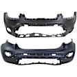 Front and Rear Primed Bumper Cover