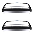 Front, Driver and Passenger Side Bumper Trim, Primed