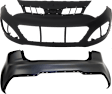 Hatchback Front and Rear Primed Bumper Cover